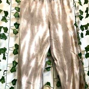 Solid Elastic Waist Sweatpants